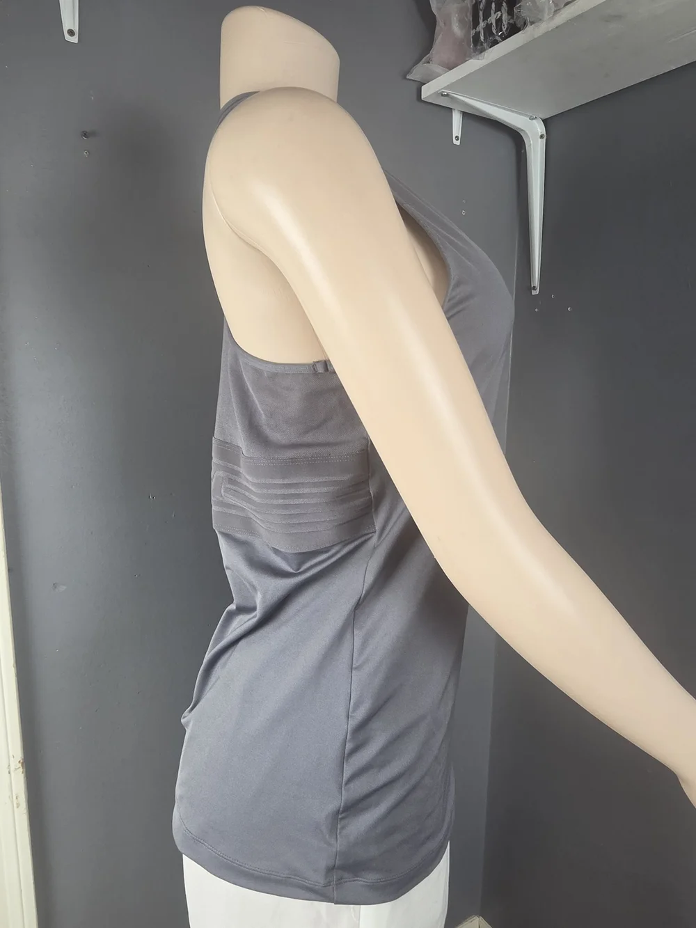 Nike Gray Racerback Athletic Tank Top